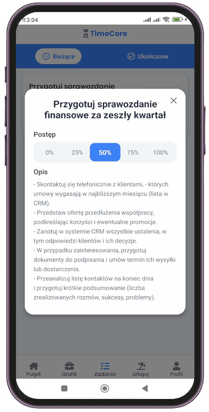 Zarządzanie zadaniami online